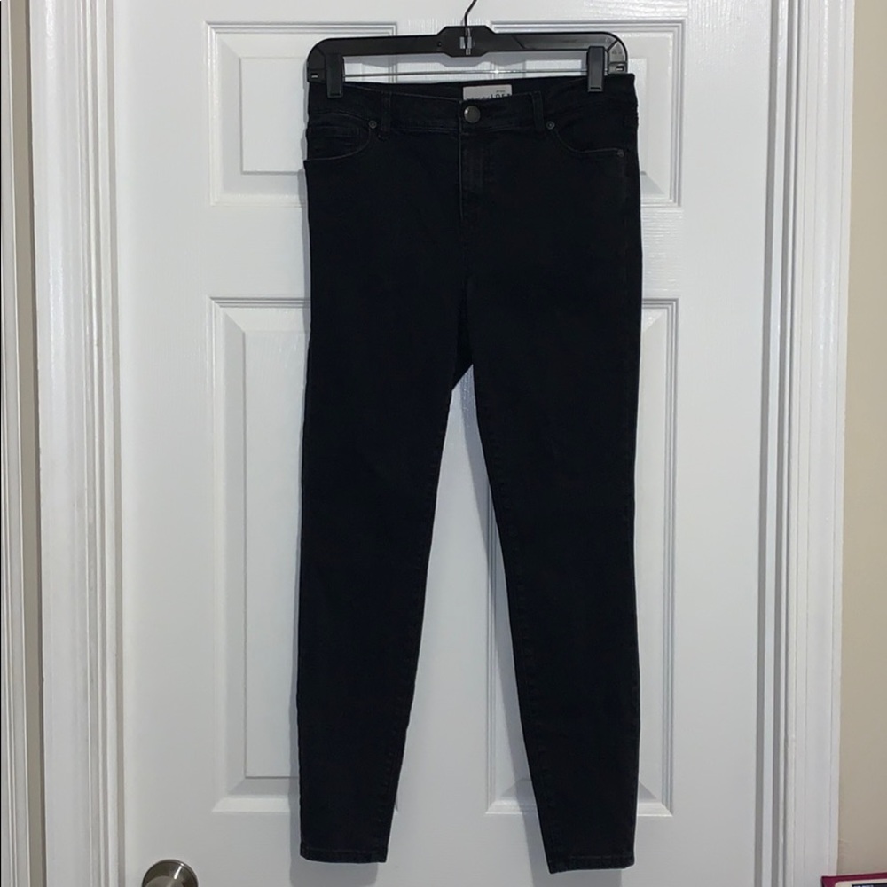 ANN TAYLOR LOFT Black Skinny Jeans